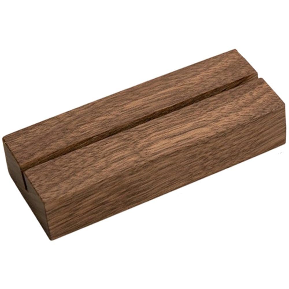 Wooden Table Card Holder