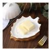 birene Leaf-Shaped Ceramic Butter Dish with Cover, Large view 4