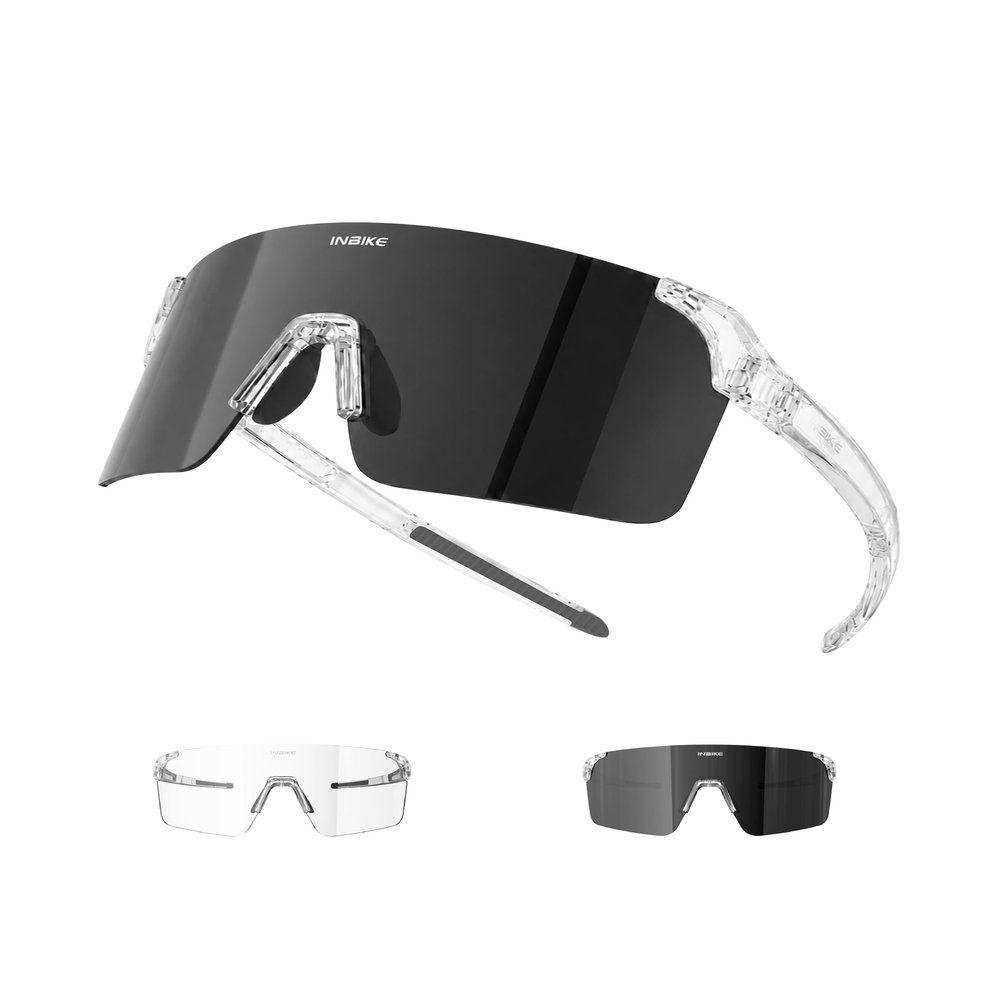 INBIKE Photochromic Cycling Glasses, UV400, Anti-Fog, 27 g