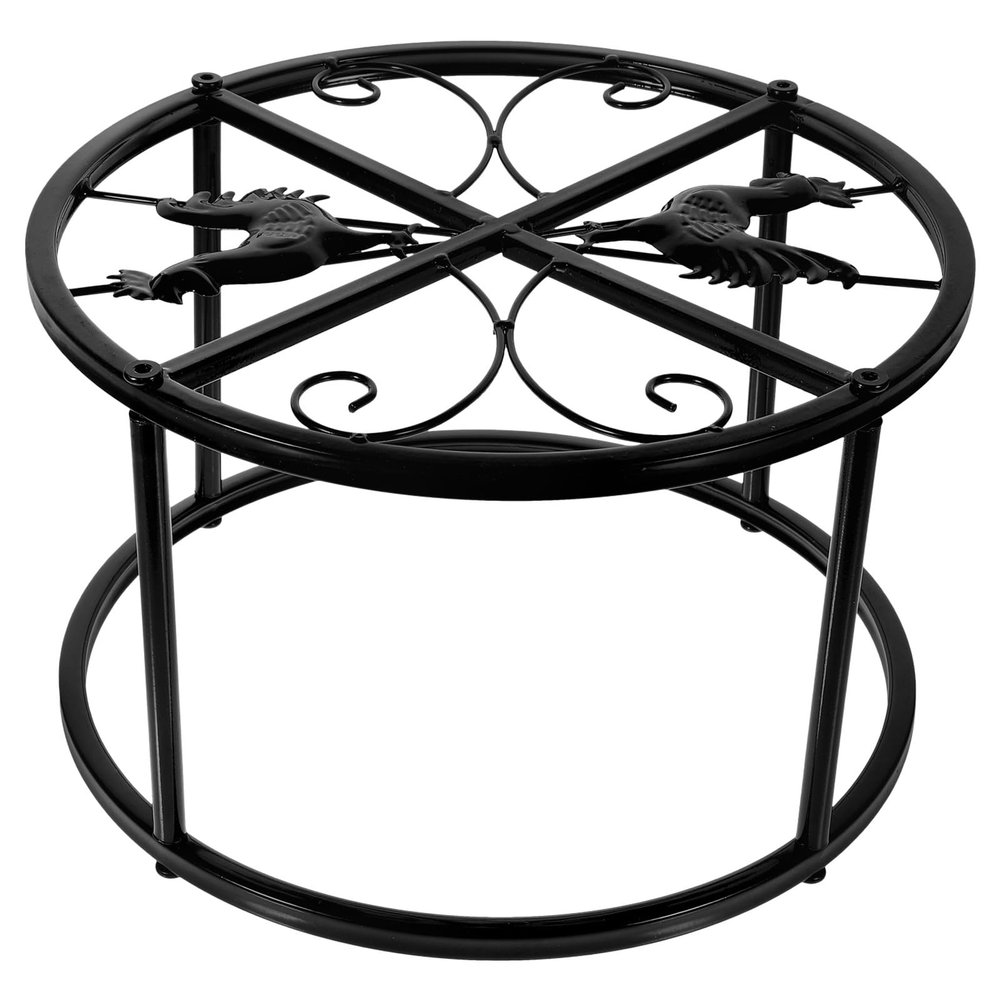 FELTECHELECTR Heavy-Duty Multifunctional Iron Feeder Bucket Stand for Chickens