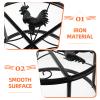 FELTECHELECTR Heavy-Duty Multifunctional Iron Feeder Bucket Stand for Chickens view 3
