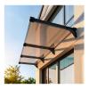 YPIOUREN Front Door Awning, UV, Rain, Snow and Sun Protection, 120 x 350 cm (47.2 x 137.7 in) view 1