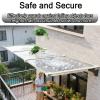 YPIOUREN Front Door Awning, UV, Rain, Snow and Sun Protection, 120 x 350 cm (47.2 x 137.7 in) view 3
