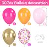 Pink Orange Balloons, 30 Pack view 2