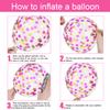 Pink Orange Balloons, 30 Pack view 3