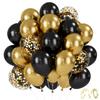 Black Gold Balloons, 30 Pack view 1