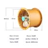 SDGBCXD High-Power Industrial Exhaust Fan, High-Speed Cylindrical Ventilation Fan (12 Inch) view 2