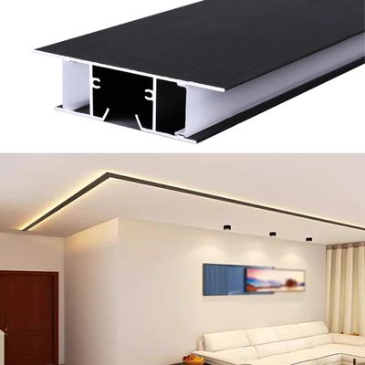 SHGUOMSC LED Ceiling Trim with Double-Sided Channel, Aluminum, Multiple Sizes (45 ft/13.7 m)