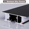 SHGUOMSC LED Ceiling Trim with Double-Sided Channel, Aluminum, Multiple Sizes (45 ft/13.7 m) view 3
