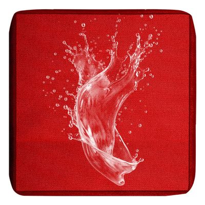 Odaima Outdoor Sofa Cushion Cover, Red, 33 x 65 x 10 cm, 1-Piece