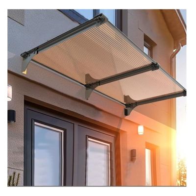 YPIOUREN Door and Window Awning, UV, Rain, Snow and Sun Protection (80 x 280 cm / 31.4 x 110.2 in)