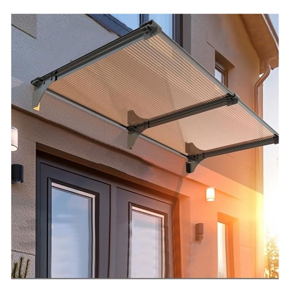 YPIOUREN Door and Window Awning, UV, Rain, Snow and Sun Protection (80 x 280 cm / 31.4 x 110.2 in)