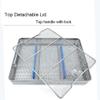 Stainless Steel Sterilization Trays for Medical and Dental Instruments, Mesh Washing Baskets, Durable and Easy to Clean view 3
