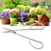 MasYosh Stainless Steel Bonsai Scissors, Professional Bud-Pruning Shears for Indoor and Outdoor Bonsai Plants, Silver, 210 mm view 3
