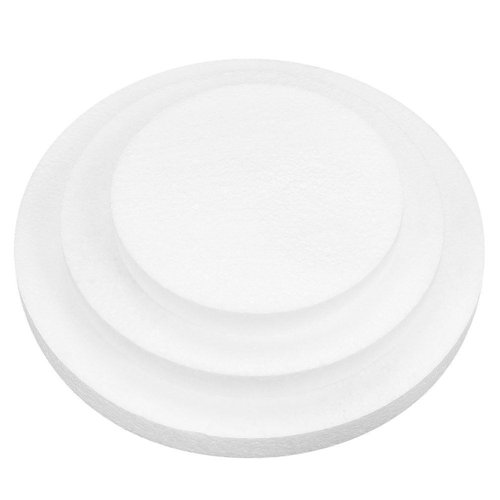 Kichvoe 3-Piece Foam Cake Decorating Tray Set