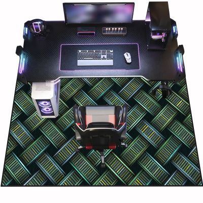 Gaming Floor Protection Mat for Hard Floors & Carpet, 70 x 90 cm