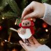 Cute Realistic Christmas Tree Bird Ornament view 2