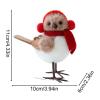 Cute Realistic Christmas Tree Bird Ornament view 4
