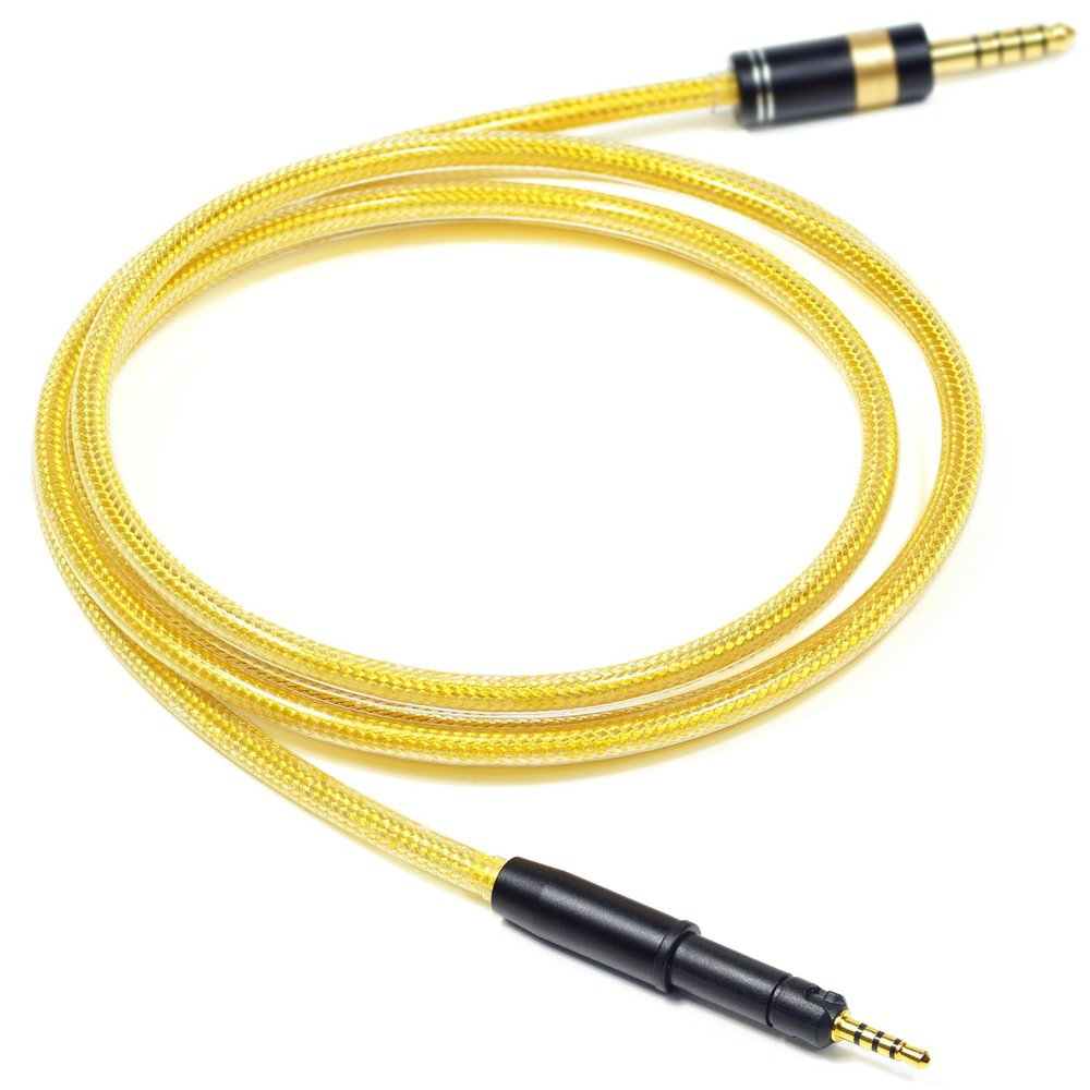 GUCraftsman Compatible with SENNHEISER HD599, HD560S, HD505, HD569, HD599 SE, HD550, HD400S, HD400 PRO Headphone Upgrade Cable, 6N OFC Silver-Plated with Metal Shielding (2.5 mm Plug)