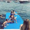 Blue Water Hammock for 1–6 People, Roll-Up Swim Mat, Up to 400 kg, 130 x 90 x 3.3 cm view 2