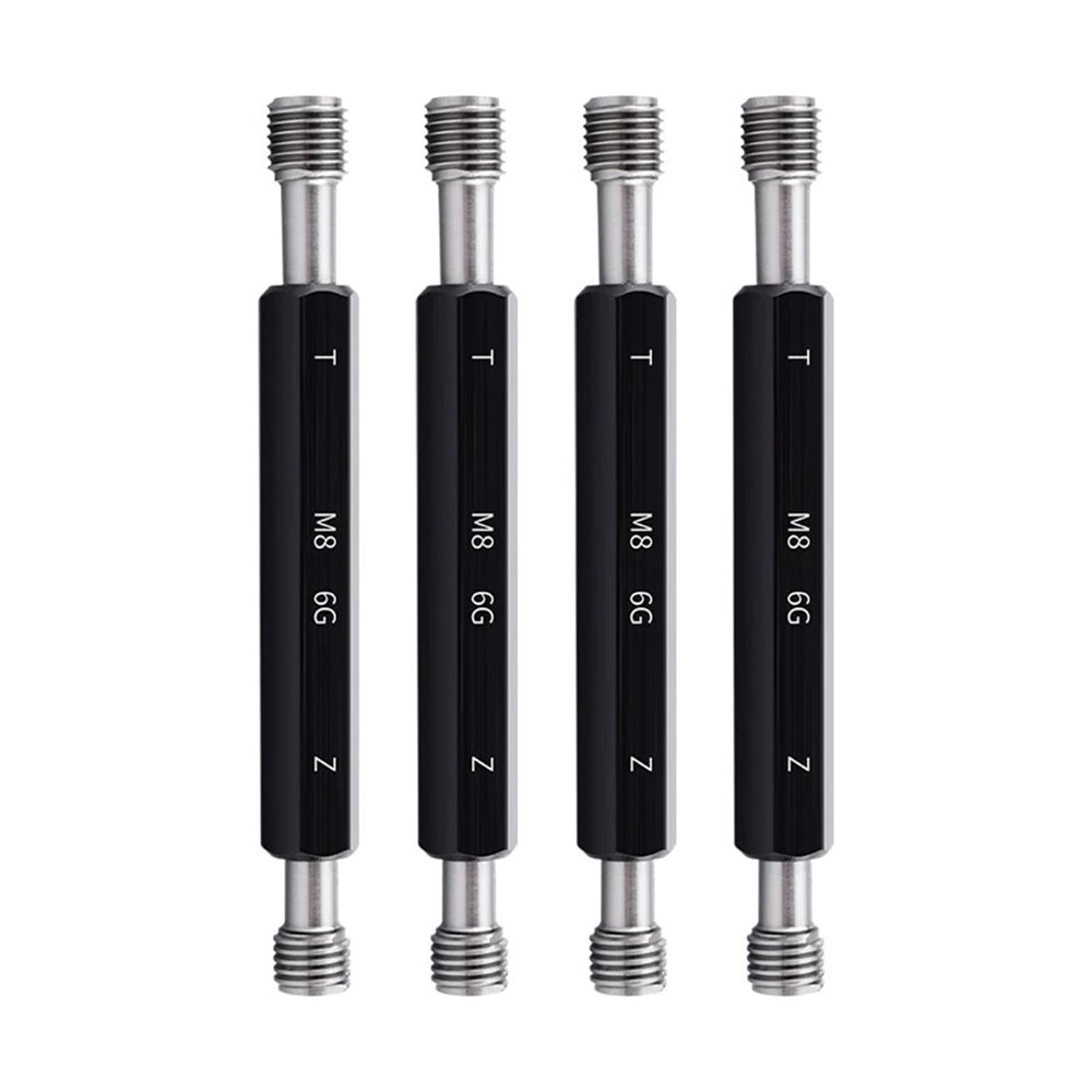 Thread Plug Gauge, Bearing Steel, Metric Fine Thread, 6G, M14–M24, Industrial Measuring Tool
