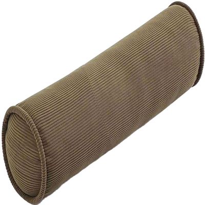 Corduroy Bolster Pillow, 18 x 60 cm (7 x 24 in), Removable Cover