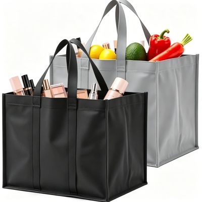 Homefantasy 2-Pack Large Grocery Bag