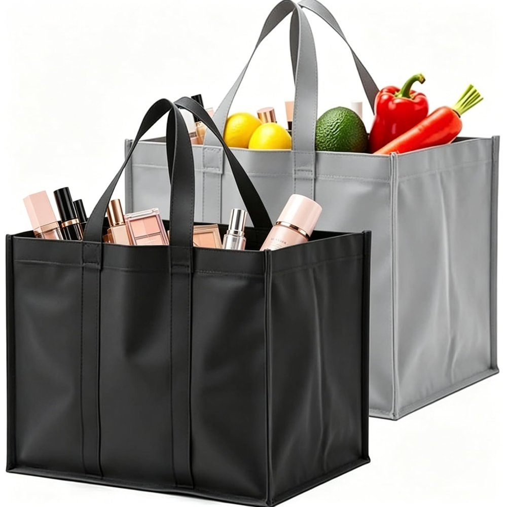 Homefantasy 2-Pack Large Grocery Bag