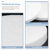 Didiseaon 3-Piece White Foam Cake Decoration Tray view 3