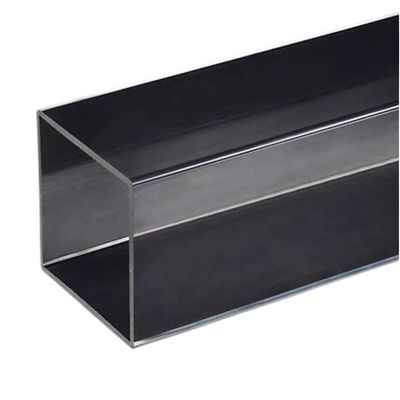 PMMA Acrylic Square Tube for DIY Water Cooling Systems, Multiple Sizes (10 mm × 10 mm × 1 mm × 245 mm)
