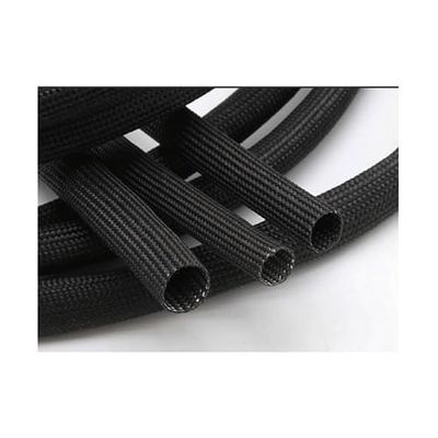 Braided Fiberglass Sleeve, 600°C Heat-Resistant Cable Management, 1 m/5 m/50 m/100 m Options, 1 Piece (Black, 1 mm x 5 m)