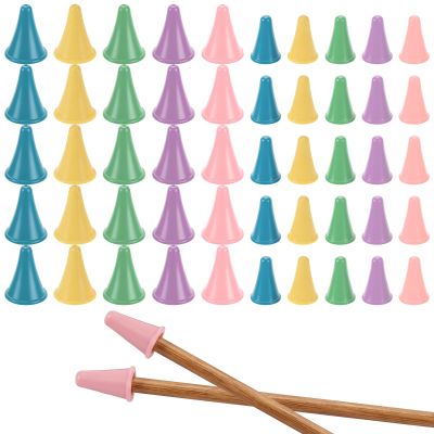 ADLABLD 50 Silicone Knitting Needle Stoppers