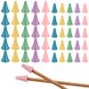 ADLABLD 50 Silicone Knitting Needle Stoppers view 1