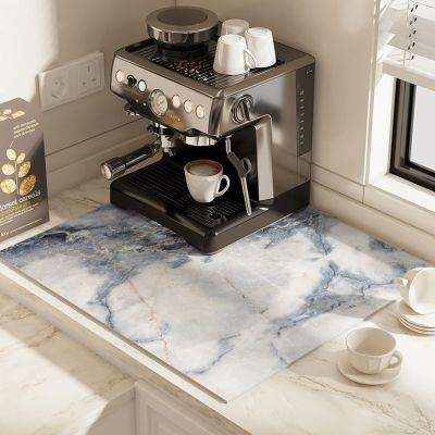 WEITINGKKK Non-Slip Coffee Mat for Countertops, 50 × 60 cm, C Style