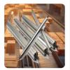 Durable Stainless Steel Roller for Industrial Applications, Gearbox Replacement Part, Set of 5 Heavy-Duty Conveyor Rollers (50 mm, L 500 mm/20 in) view 1