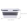 CIMAXIC 15 L Collapsible Mop-Washing Bucket, PP and TPE, Portable and Shape-Retaining view 2