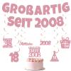 18th Birthday Decoration Garland Rose Gold view 1