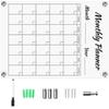 Zerodeko Transparent Acrylic Note Board, Wipeable Hanging Monthly Planner Memo Board, Odorless, 1 Set view 1