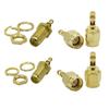 2/10 pcs SMA Female RP Socket, Soldered, for RG178 Wire Connection, Straight Coaxial Cable (RP-SMA Female, 2 pcs) view 2