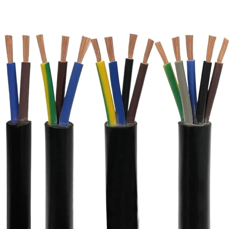 GHJrtHFJ Copper Wire, PVC-Sheathed Cable, 100 m, 4-Core, 17 AWG (1.0 mm)