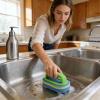 Scrubbing Brush with Handle view 2