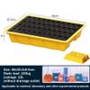 GJZQDKX Modular Spill Containment Platform, Leak-Proof Plastic Tray for Oil Drums, 49 x 35.5 x 9.5 cm view 2