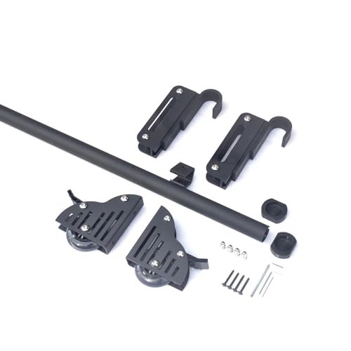 GJMSSMY Rolling Library Ladder Hardware Set with Complete Rail System