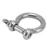 RhineCart Basics Shiny 304 Stainless Steel Bow Anchor Shackle Replacement, 4-Piece Set for Forestry Machinery (M8) view 2