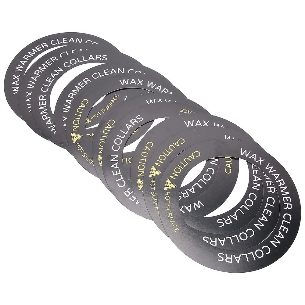 Wax Heater Paper Rings, 10 Pack