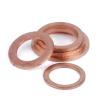 YAKUFAST M6–M25 Solid Copper Washers, Flat Sealing Rings, 1 mm Thick (8 × 18 × 1.5 mm, 10 pcs) view 2
