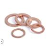 YAKUFAST M6–M25 Solid Copper Washers, Flat Sealing Rings, 1 mm Thick (8 × 18 × 1.5 mm, 10 pcs) view 4