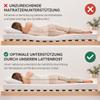 ESTADESIGN Premium Roll-Up Slatted Bed Base 140 x 200 cm, Fully Assembled | 100% Sustainable Birch Wood | FSC-Certified | Maximum Stability and Comfort | Load Capacity up to 700 kg view 3
