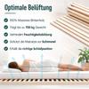 ESTADESIGN Premium Roll-Up Slatted Bed Base 140 x 200 cm, Fully Assembled | 100% Sustainable Birch Wood | FSC-Certified | Maximum Stability and Comfort | Load Capacity up to 700 kg view 4