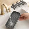 Carbon Steel Soap Holder with Draining Tray and Compartments view 2